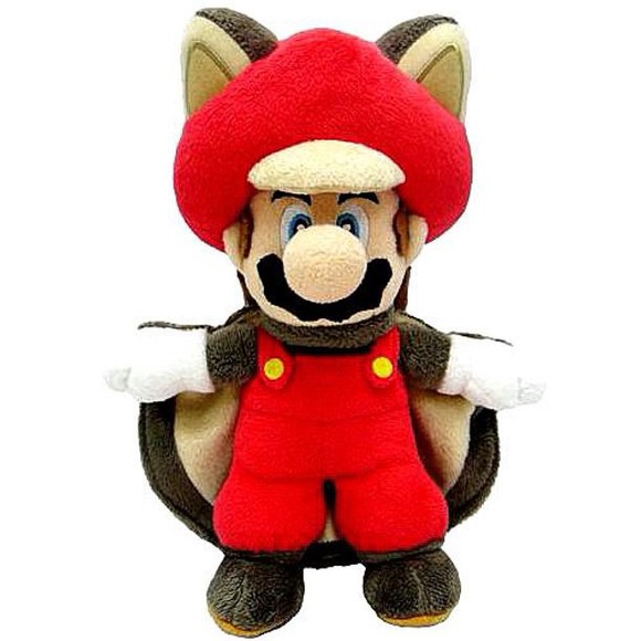 Other - Super Mario Bros. Wii U Flying Squirrel Mario Plush